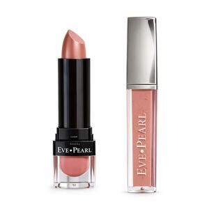NEW Eve Pearl Lip Duo Bundle Park Ave Rose Lipstick & See Through Lip‎ Gloss